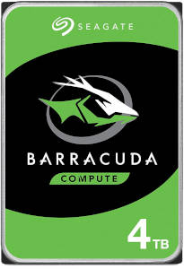 Seagate Barracuda 4TB 5400RPM HDD